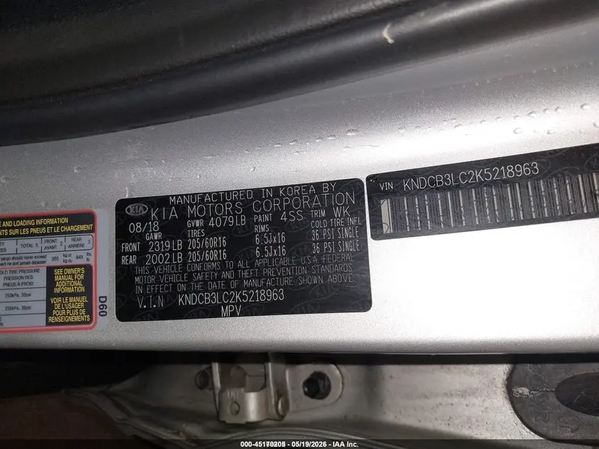 2019 KIA NIRO FE