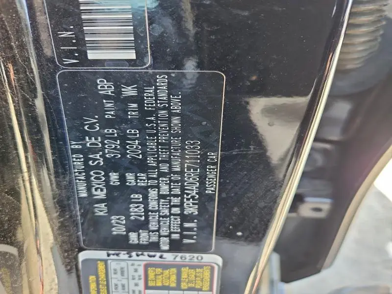 2024 KIA FORTE GT LINE  