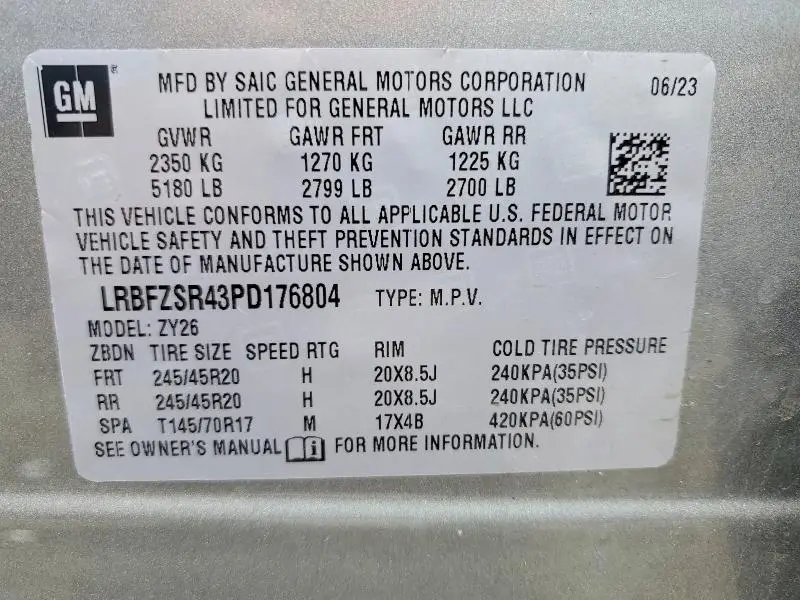 2023 BUICK ENVISION AVENIR  
