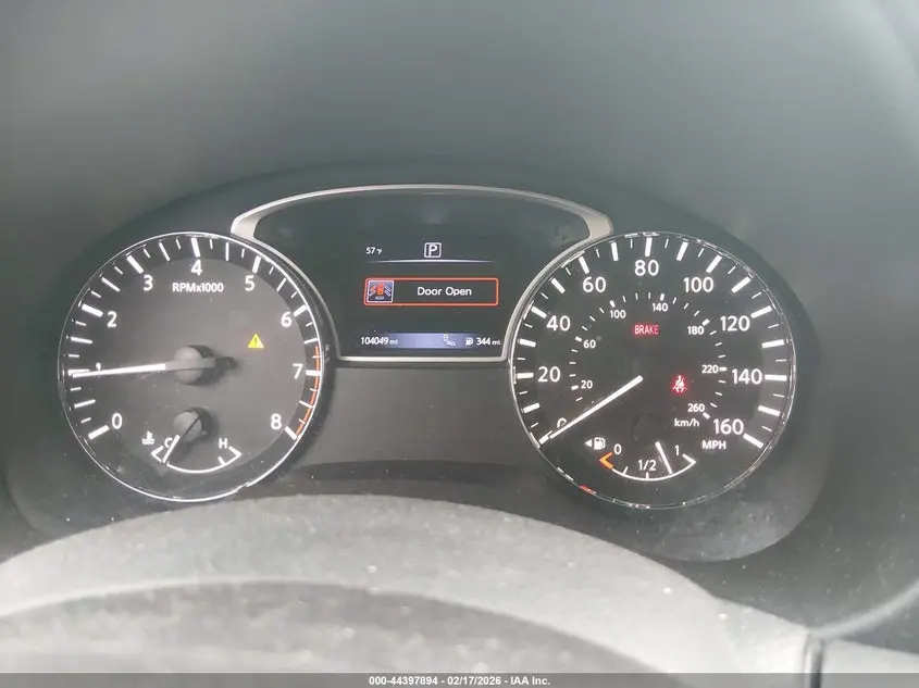 2017 NISSAN ALTIMA 2.5 SV