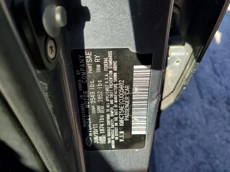 2012 HYUNDAI ACCENT GLS  