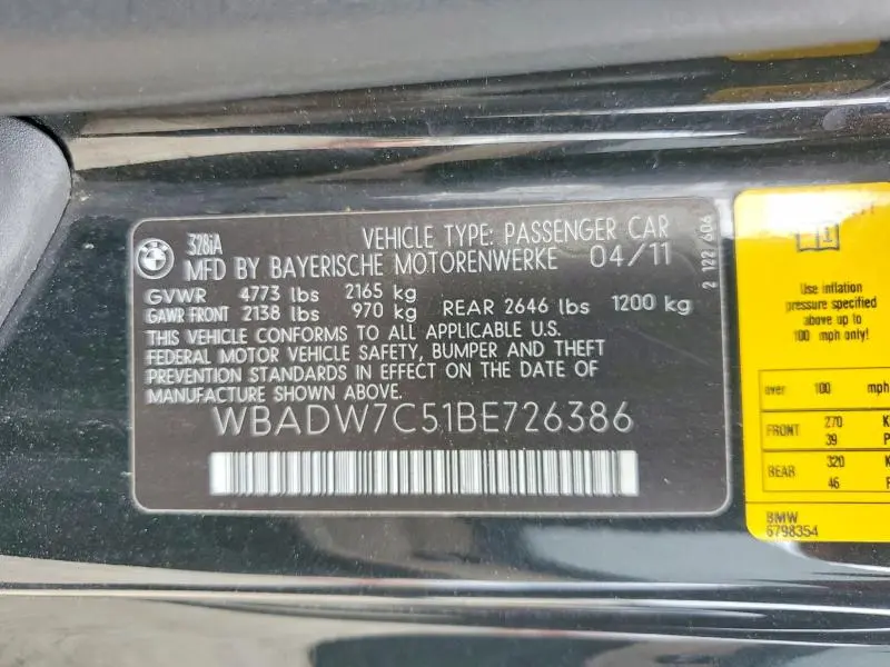 2011 BMW 328 I SULEV  