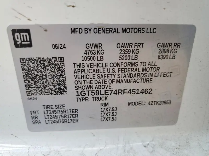 2024 GMC SIERRA K2500 HEAVY DUTY  