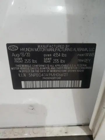 2021 HYUNDAI SONATA SE  