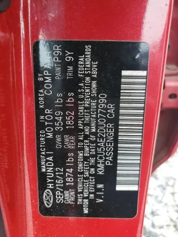 2013 HYUNDAI ACCENT GLS