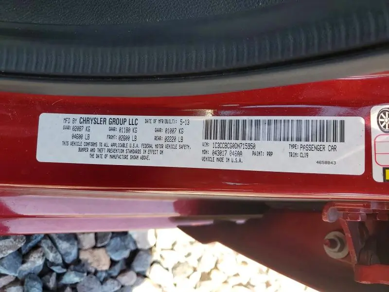 2013 CHRYSLER 200 LIMITED  