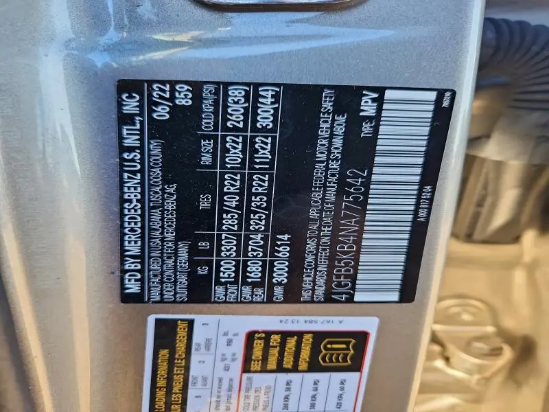 2022 MERCEDES-BENZ GLE 450 4MATIC  