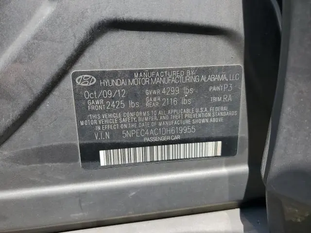 2013 HYUNDAI SONATA SE  