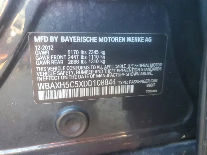 2013 BMW 528 XI  