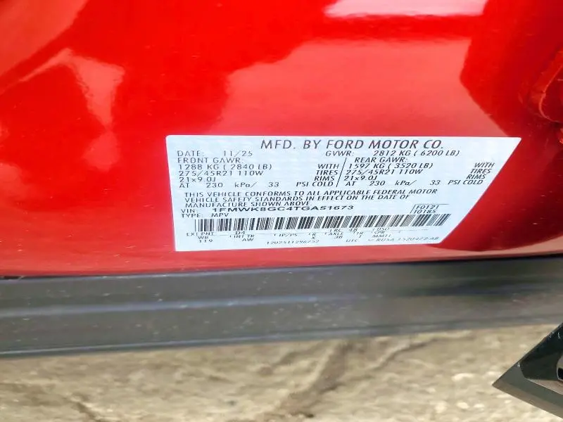 2026 FORD EXPLORER ST  