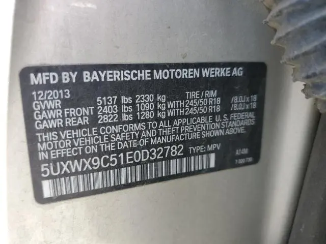 2014 BMW X3 XDRIVE28I  