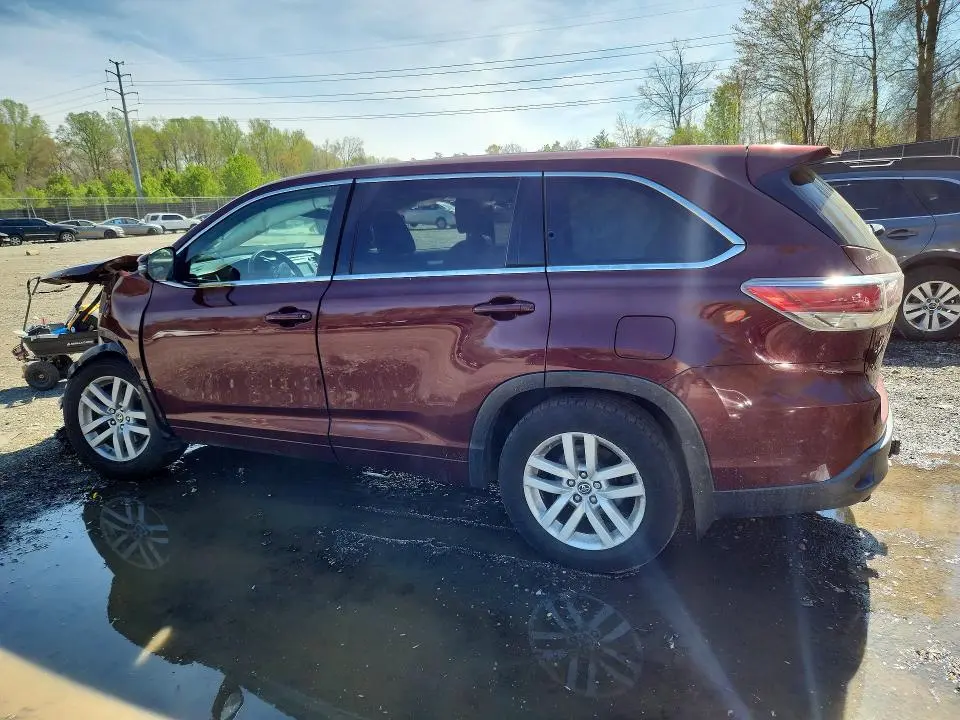 2016 TOYOTA HIGHLANDER LE  