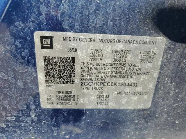 2019 CHEVROLET SILVERADO LD K1500 LT  