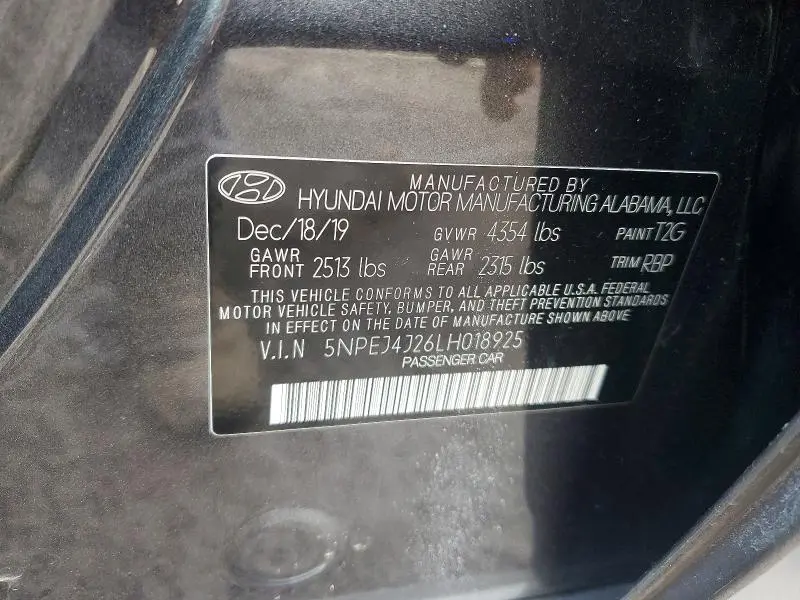 2020 HYUNDAI SONATA SEL PLUS  