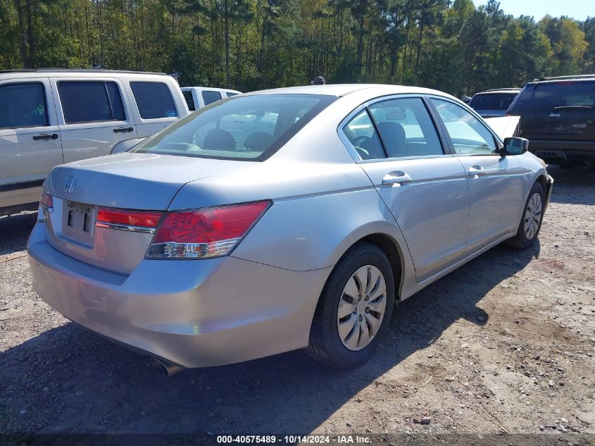 2012 HONDA ACCORD 2.4 LX