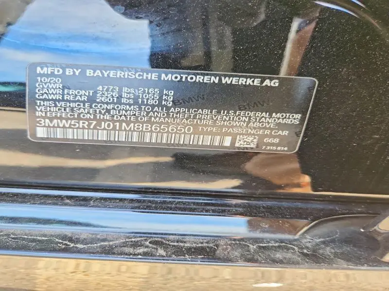 2021 BMW 330XI   