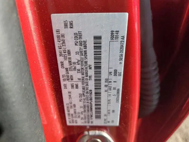 2023 FORD ESCAPE ST LINE  