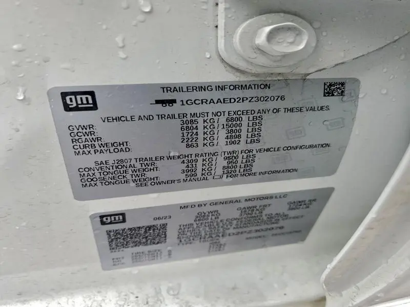 2023 CHEVROLET SILVERADO C1500  