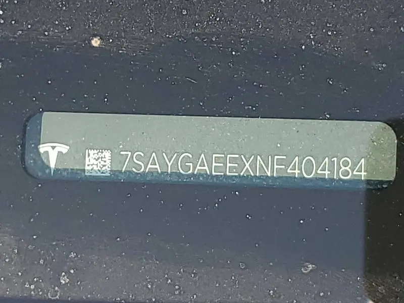 2022 TESLA MODEL Y   