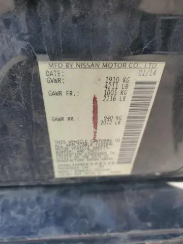 2014 NISSAN ALTIMA 2.5  