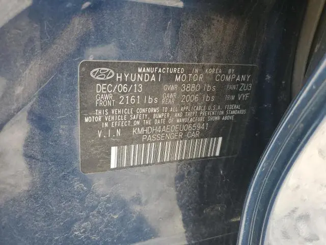 2014 HYUNDAI ELANTRA SE  