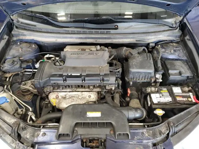 2010 HYUNDAI ELANTRA BLUE  