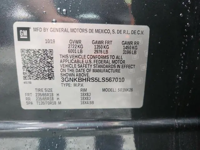 2020 CHEVROLET BLAZER 2LT  