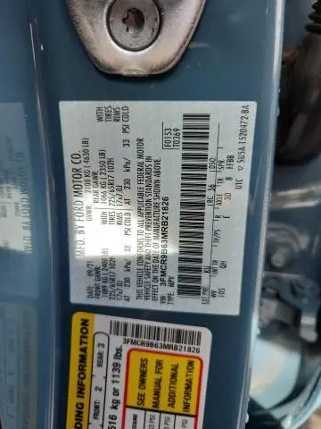 2021 FORD BRONCO SPORT BIG BEND  