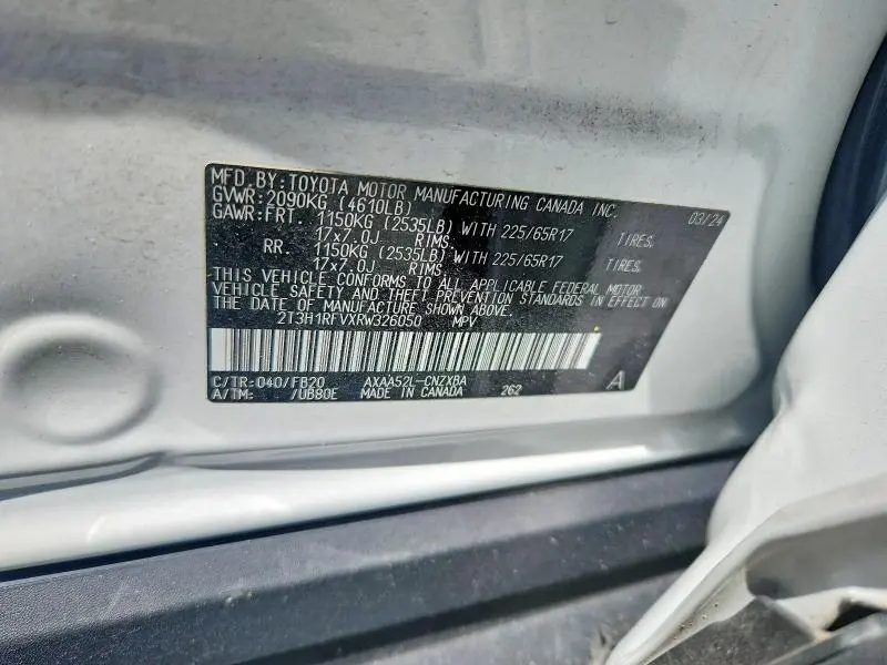 2024 TOYOTA RAV4 LE  