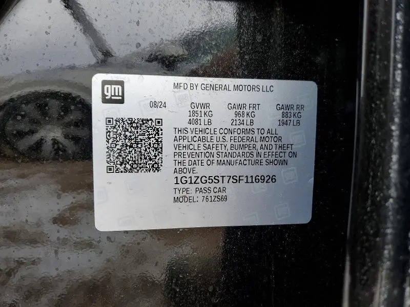 2025 CHEVROLET MALIBU RS  