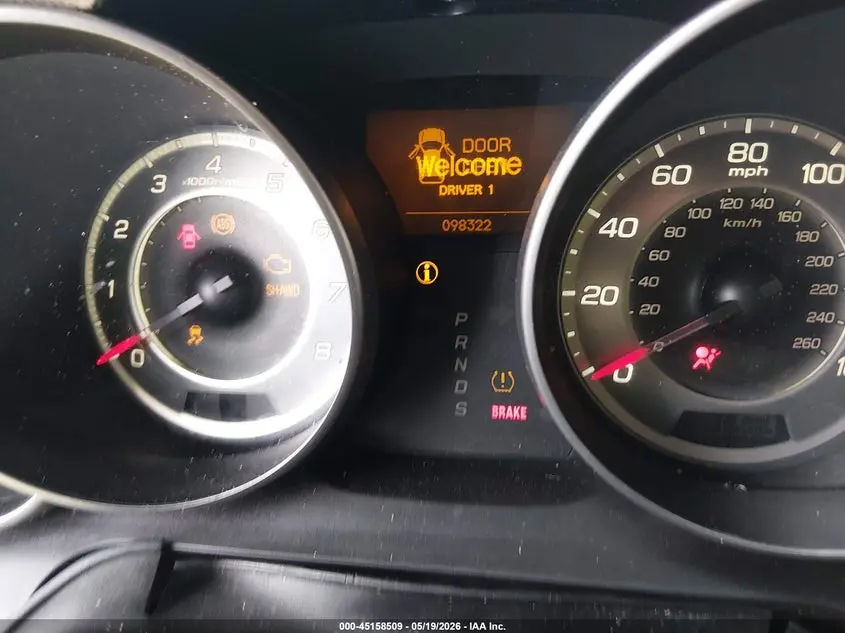 2012 ACURA MDX TECHNOLOGY PACKAGE