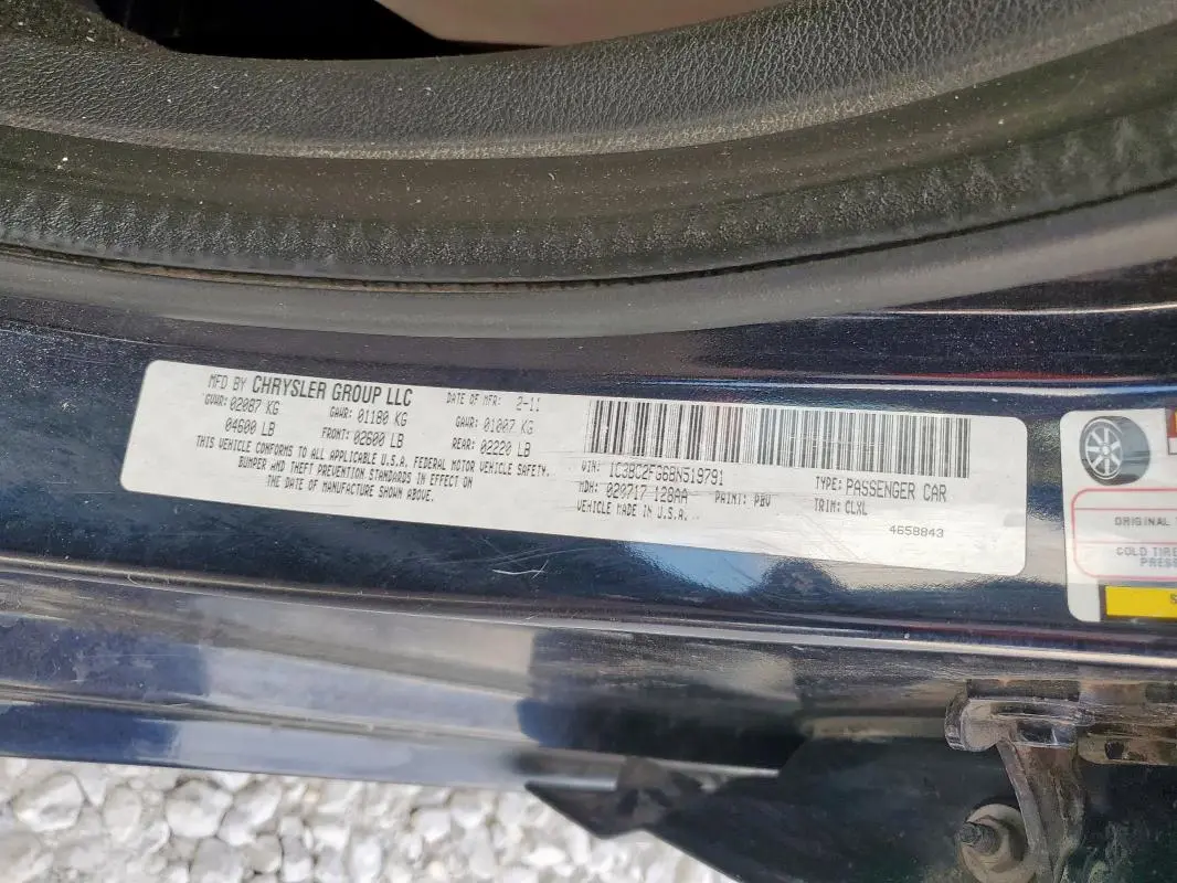 2011 CHRYSLER 200 LIMITED  