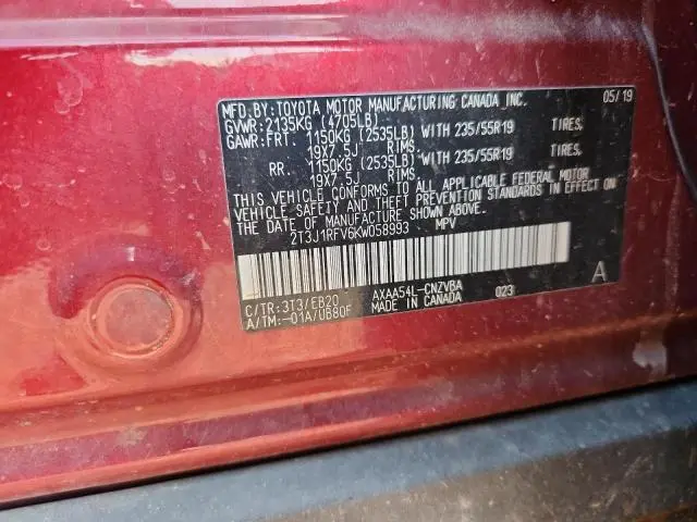 2019 TOYOTA RAV4 ADVENTURE  