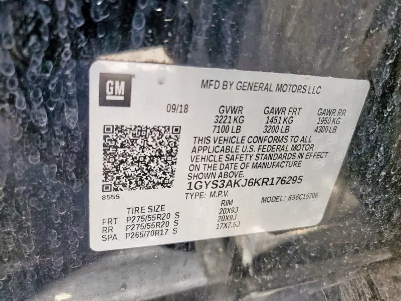 2019 CADILLAC ESCALADE   