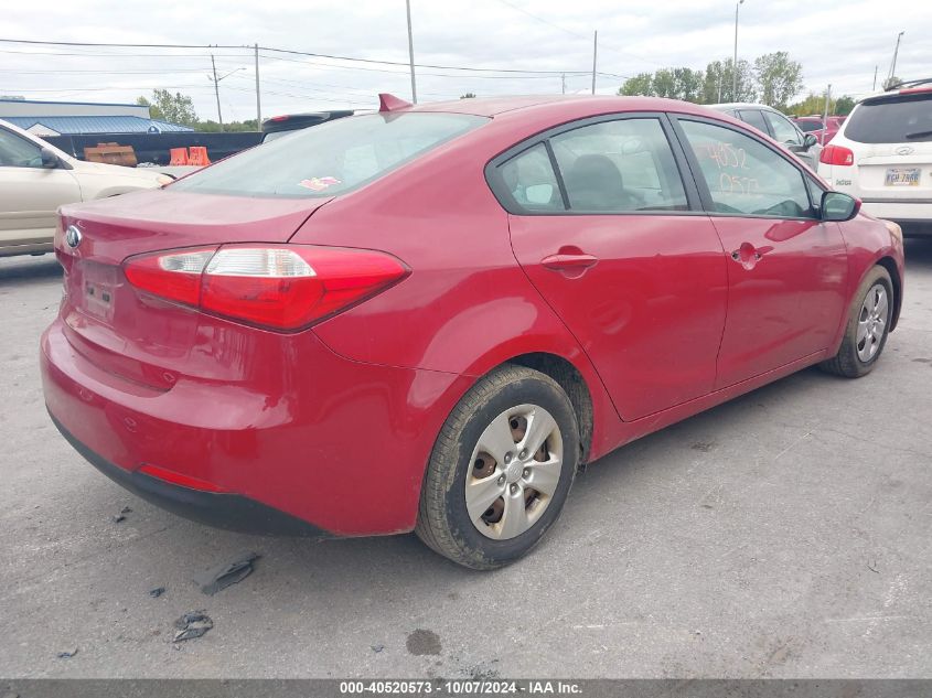 2016 KIA FORTE LX