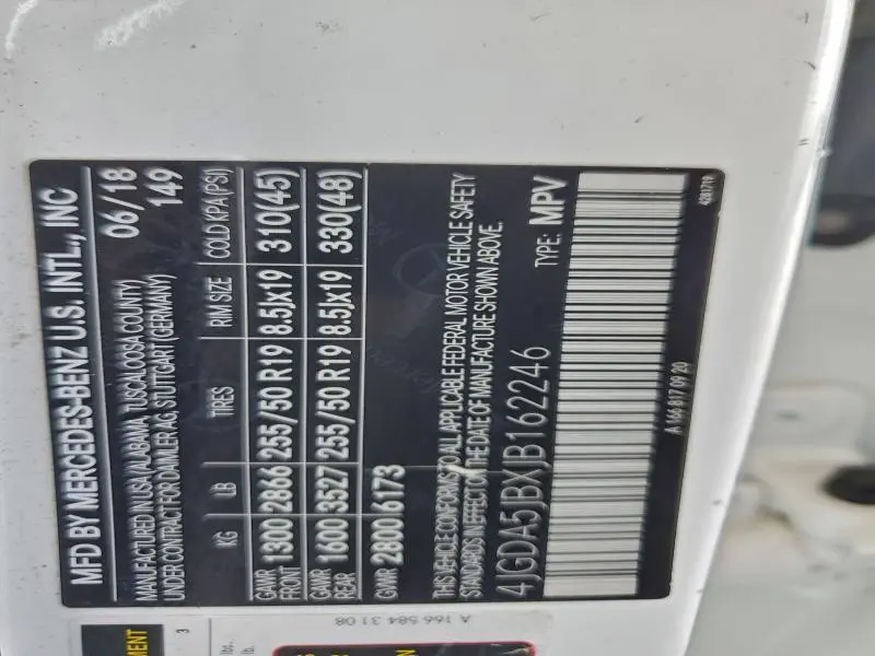 2018 MERCEDES-BENZ GLE 350  