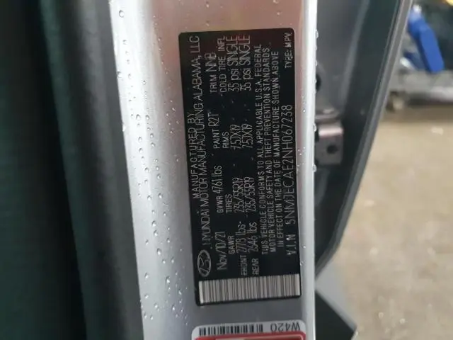 2022 HYUNDAI TUCSON LIMITED  