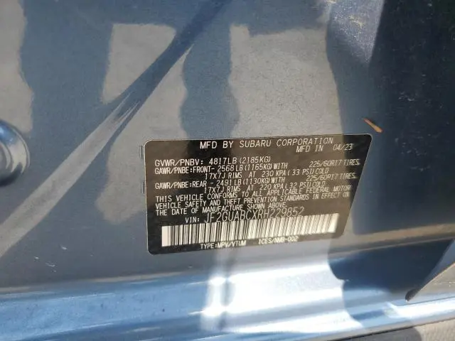 2024 SUBARU CROSSTREK 
