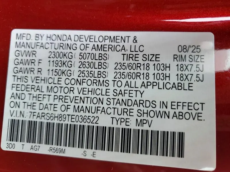 2026 HONDA CR-V SPORT-L  