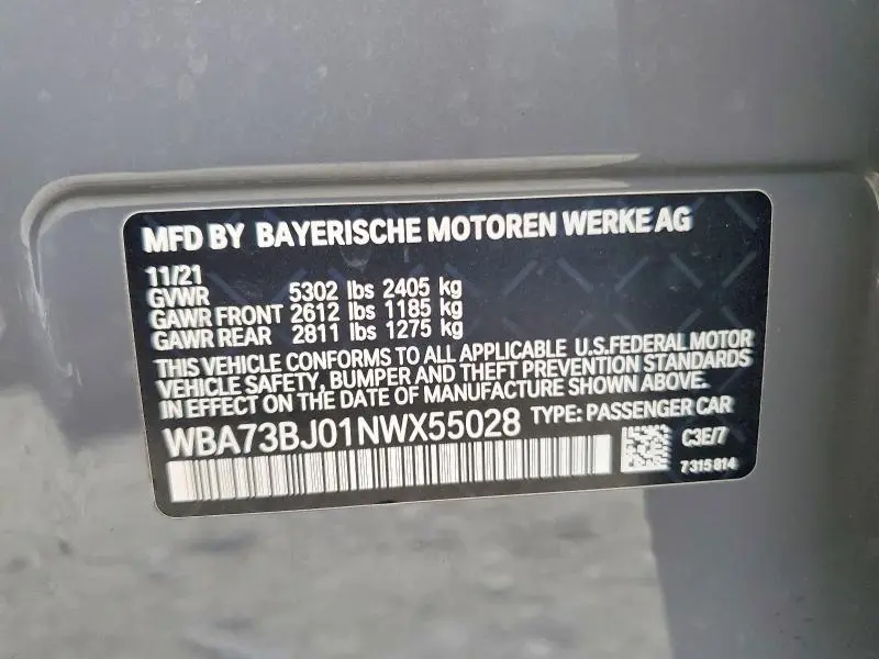 2022 BMW 540 XI  