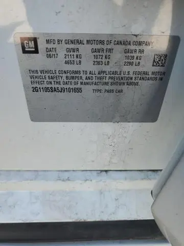 2018 CHEVROLET IMPALA LT  