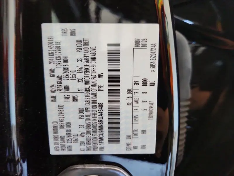 2024 FORD ESCAPE ST LINE  