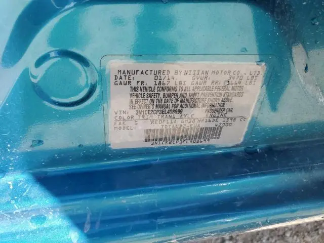 2014 NISSAN VERSA NOTE S  