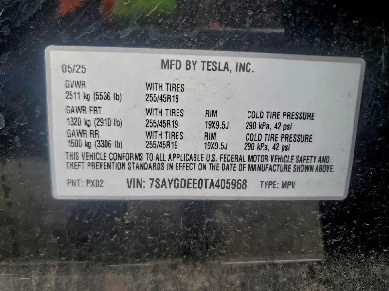 2026 TESLA MODEL Y   