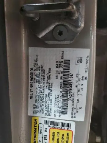 2016 FORD FUSION SE  