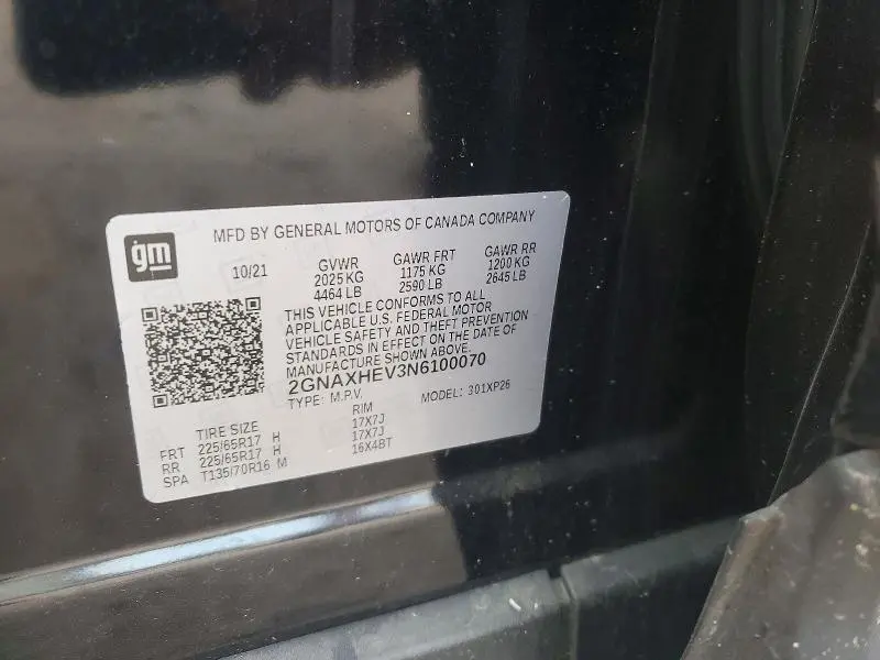 2022 CHEVROLET EQUINOX LS  