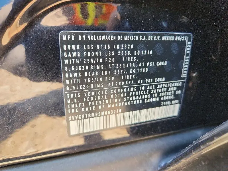 2025 VOLKSWAGEN TIGUAN SE R-LINE BLACK  
