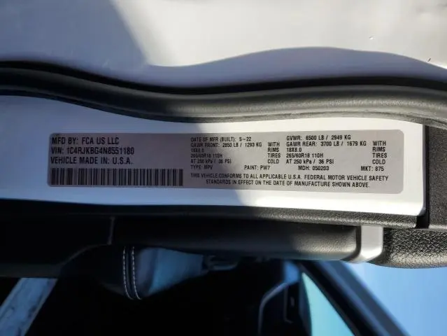 2022 JEEP GRAND CHEROKEE L LIMITED