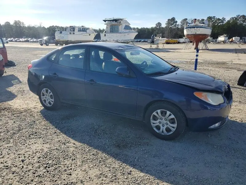 2010 HYUNDAI ELANTRA BLUE  