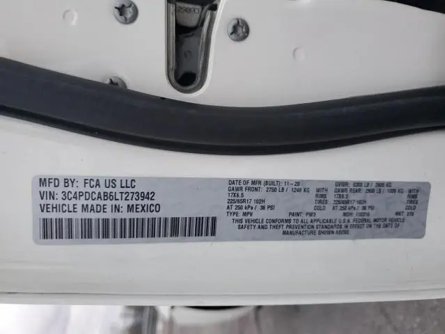 2020 DODGE JOURNEY SE  